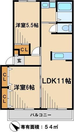 メゾンドールKの物件間取画像